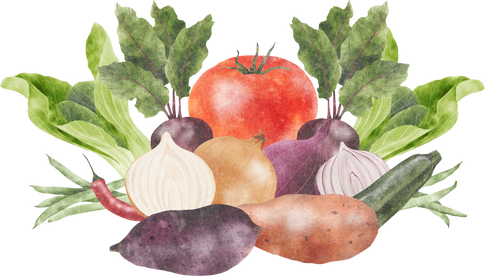 Watercolor Vegetable Background